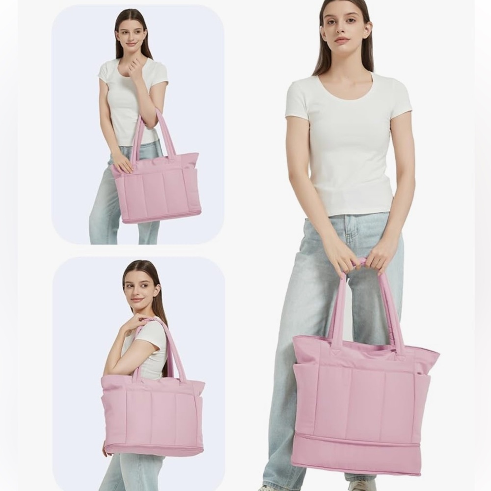 Wandering Nature Travel puffer soft computer Tote Bag - Picture 2 of 8